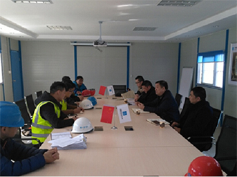 公司各在建項目節(jié)后復(fù)工前隱患排查工作有序開展