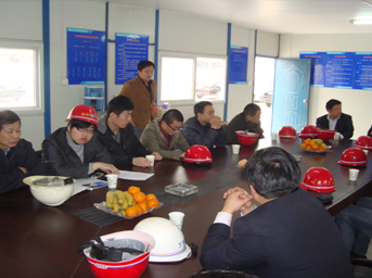 公司開展“2012年一季度安全、質(zhì)量、文明施工檢查”活動