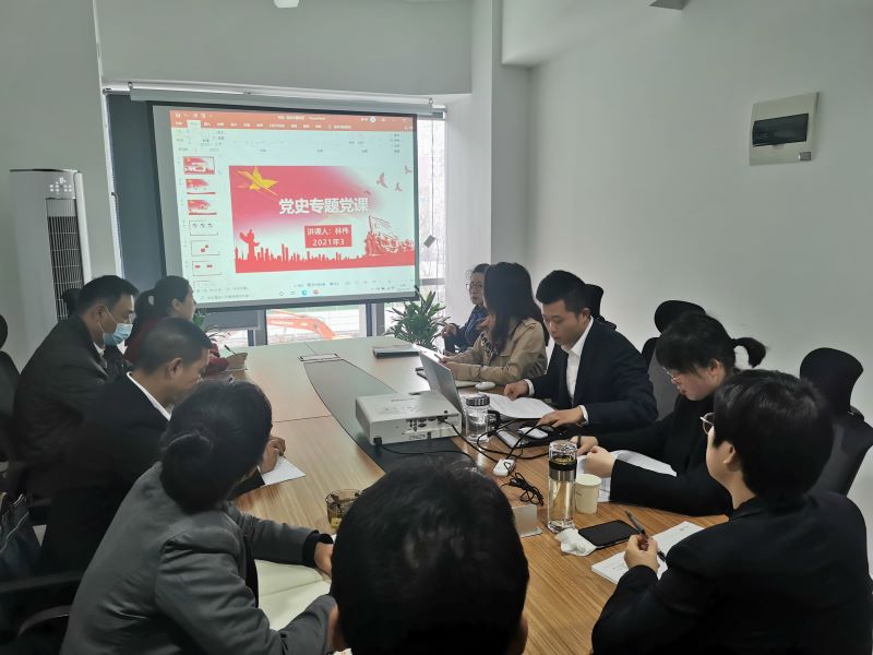 外灘物業(yè)公司黨支部組織召開(kāi)支部大會(huì)暨黨史主題教育學(xué)習(xí)